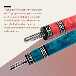 ไม้คิวพูล LK Wood รุ่น 1/2 Split Big Head สีน้ำเงิน โคโค่ เมเปิล ชมพูไอซ์วีล เชอร์รี่บลอสซัมสกาย ซีรีส์ใหม่ Winning - Product Image 4