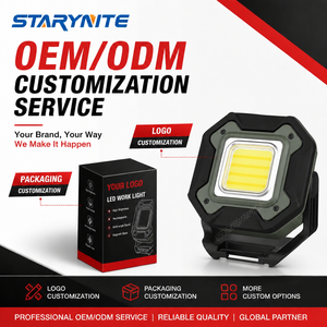 Lampe de travail LED sans fil rechargeable professionnelle STARYNITE pour mécaniciens automobiles, réparation de voitures, atelier d'urgence - Product Image 4