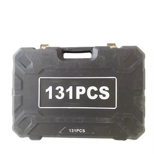 131-Piece CR-V <strong>Socket</strong> Ratchet Tool <strong>Set</strong> with Hard Case <strong>Metric</strong> Measurement System for Auto Repair and Household Use - Product Image 6