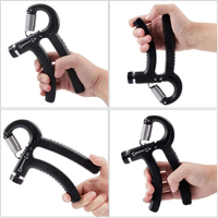 Fortalecedor de Agarre de Mano YETFUL ABS para Gimnasio, Ejercitador de Músculos del Antebrazo, Fortalecedor de Fuerza, Resistencia Ajustable, Ejercicio de Dedos