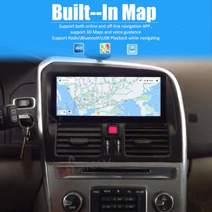 XC60 2009-2017 4G LTE Navegación GPS Radio de coche Android Auto Pantalla táctil 8,8 pulgadas CarPlay inalámbrico incorporado 1 año Mapa mundial - Product Image 5