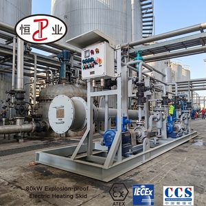 Système de <span class=keywords><strong>Chauffage</strong></span> Électrique Compact Certifié ATEX IECEx 80kW, Chariot de <span class=keywords><strong>Chauffage</strong></span> Électrique Antidéflagrant pour Fluides Industriels, <span class=keywords><strong>Gaz</strong></span> et Vapeur - Product Image 3
