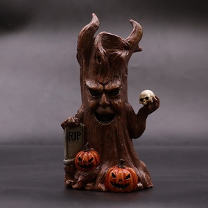 Dark Style Old Tree Shaped Resin Incense Burner Wholesale Customizable <b>Decorative</b> Burner Art Craft for European American Market - Product Image 1