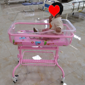 MN-CB004A Cama de <span class=keywords><strong>Hospital</strong></span> para Niños con Barandilla Lateral de Aluminio y 4 Ruedas con Freno para Institución Médica Pediátrica - Product Image 2