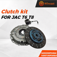 Disque d'embrayage 250MM23T, plaque entraînée 1600200P306A/1600100P306A, kit d'embrayage CN202/CNC183 pour JAC Shuailing T8 PICK UP 2.8 DIESEL