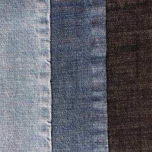 Tirar Algodón elástico 13oz slub sanforize tela vaquera 8*8 tinte Slasher para venta al por mayor color negro azufre - Product Image 2