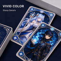 Cartes à collectionner d'anime fantastique personnalisées, cartes DIY Mage et Chevalier, cartes de jeu à design personnalisé