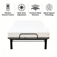Cadre de lit réglable haut de gamme, relaxation zéro gravité, ajustement fluide et confortable pour chambre à coucher, hôtel, vente en gros, certifié CE