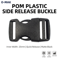 Boucle de serrage réglable en plastique antidérapante pour sangle de sac, 18mm, 20mm, 25mm, 32mm, 38mm, 51mm, en POM, vente en gros usine