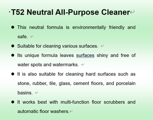 Экологически чистый многоцелевой жидкий нейтральный чистящий раствор для многоповерхностного использования - Product Image 3