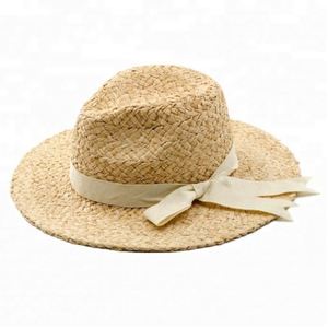 Women's Fashion Summer <b>Fedora</b> Hat Trendy Raffia <b>Straw</b> Wide Braid Handmade Beach Sunshade for Outdoor Travel Fishing Daily Casual - Product Image 2