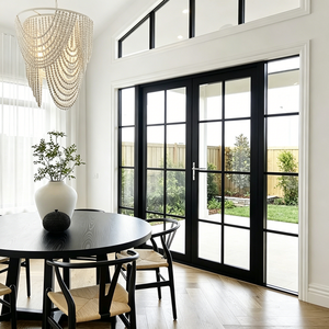 Portes battantes en aluminium à cadre fin avec verre obscur pour salle de cinéma domestique et contrôle de <span class=keywords><strong>la</strong></span> lumière - Product Image 6