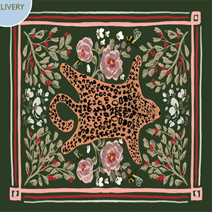 Tapis de jeu de Mahjong à motif floral féerique vert, avec dos en caoutchouc antidérapant, silencieux, élégant, fleurs et papillons, pour le Mahjong américain - Product Image 6
