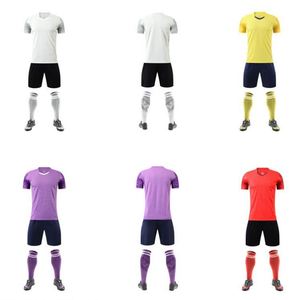 Conjunto de Uniforme de Fútbol Personalizado de Talla Grande con Calcetines, 100% Poliéster, Secado Rápido, Transpirable, Unisex, para Adultos - Product Image 1