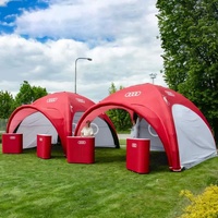 Tente gonflable personnalisée avec impression de logo, auvent scellé à l'air, chapiteaux, dôme pour salons professionnels, promotion extérieure, imperméable