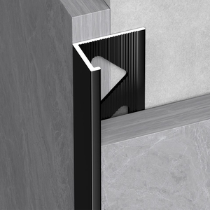 Profilé d'angle décoratif en <span class=keywords><strong>aluminium</strong></span> chromé en forme de L pour carrelage, 8mm, 10mm, 12mm, 20mm, pour usine OEM - Product Image 6