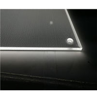 Plaque diffuseur de lumière LGP gravée de haute qualité, en acrylique transparent, pour LED industrielle, personnalisée, montée 90 80