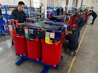 Transformateur de puissance sec triphasé SCBH15 11kV 250kVA-2500kVA à faible perte avec enroulement en cuivre