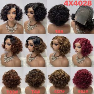 Letsfly Wholesale Raw Hair <b>Wigs</b> <b>Short</b> Bob 4x4 <b>Wigs</b> Human Hair Natural Bouncy Curly 200g Lace <b>Wigs</b> Human Hair - Product Image 2