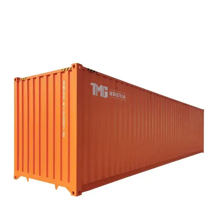 Versandcontainer 40 Fuß hoher Würfel Schiff Containerhaus als Warenlager verwendet