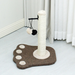 Cat <b>Scratching</b> Post With Toy And <b>Pad</b> For Kitten Durable Sisal Cat Tree Simple Style All Seasons Pet Supply - Product Image 2