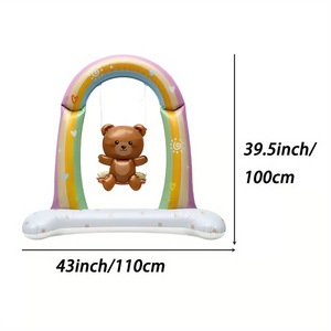 Palloncino in pellicola di alluminio a forma di orsetto, grande e spesso, da 1 metro, simpatico cartone animato, <span class=keywords><strong>per</strong></span> decorazioni di compleanno e laurea - Product Image 6