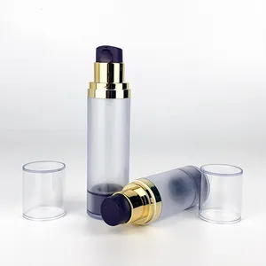 30ml 50ml 100ml weiße nachfüllbare Airless-Pump flasche mit Pumpe für Kosmetika