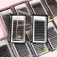 Échantillon Gratuit – Fournitures de Cils Individuels en Faux Vison à Marque Privée Personnalisée – Plateaux de Cils Volume Classique en Cachemire pour Extensions de Cils