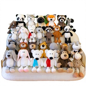 Peluches Personalizados de Animales de la Jungla y el Bosque: León, Zorro, Mapache, Jirafa, Elefante, Oso, Panda, Tigre, <span class=keywords><strong>Regalo</strong></span> de Navidad - Product Image 1