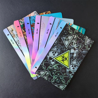 Feuilles de film de protection 3D en relief laser pour dos de téléphone, personnalisables, autocollants brillants colorés pour découpeuse DIY