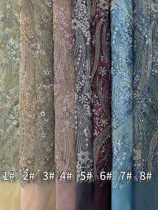 Sequin <strong>Fabric</strong> Bead Embroidery Sequin Embroidery <strong>Heavy</strong> Industry Wedding Gown Evening Gown <strong>Lace</strong> Bottom Embroidery <strong>Fabric</strong> - Product Image 6