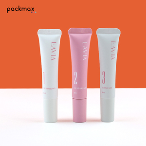 Tubo de brillo labial personalizado de 19 mm de diámetro, 5-20 ml, con punta angulada, tubo vacío para crema de ojos y esencia. - Product Image 2
