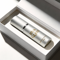 Flacon de parfum miniature en verre de 10 ml, atomiseur, flacon pulvérisateur vide, flacon de parfum rechargeable avec boîte, logo personnalisé, OEM, marque privée