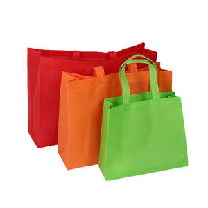 Sac de courses pliable simple en non-tissé Gahumi, couleur toile, impression de logo personnalisée, fermeture éclair, poignée d'épaule, taille moyenne pour - Product Image 2