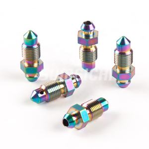 Sistema de freno de mano de pezones de purga rectos de acero inoxidable SUMEICHI AN3 AN4 Accesorios de freno en color personalizado - Product Image 5