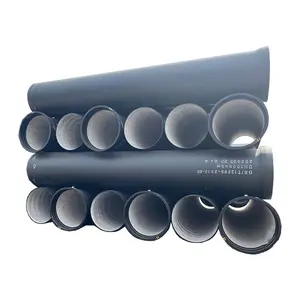 High Quality ISO2531 En598 DN300 DN350 DN400 Corrosion Resistance Black Cast K9 Ductile Iron Pipes