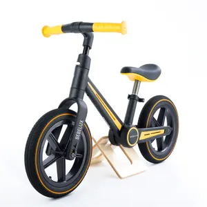 Bicicleta de equilibrio plegable para niños pequeños, de aluminio, 12 pulgadas, 2 años