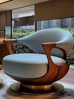 Modernes Freizeit-Einzelsofa im italienischen Stil, schwarzkieferfarben, minimalistisch, für Villa, luxuriös, flach, Wohnzimmer, Echtleder-Sessel