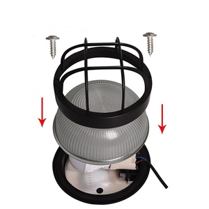 Lampe étanche IP65 moulée sous pression, type mural et plafond, pour projets, vente en gros à prix abordable - Product Image 3