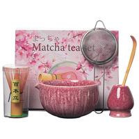 Ensemble de thé en porcelaine céramique Japandi de qualité alimentaire, écologique et durable, avec bol à matcha, brosse en bambou, coffret cadeau Baibenli pour cérémonie du thé, personnalisable