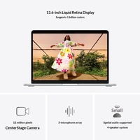 Nouvel ordinateur portable Apple : AI/MacBook Air 13 pouces M5 (10+8 cœurs) 16 Go de RAM 512 Go de SSD Ordinateur portable ultra-fin avec Wi-Fi 7