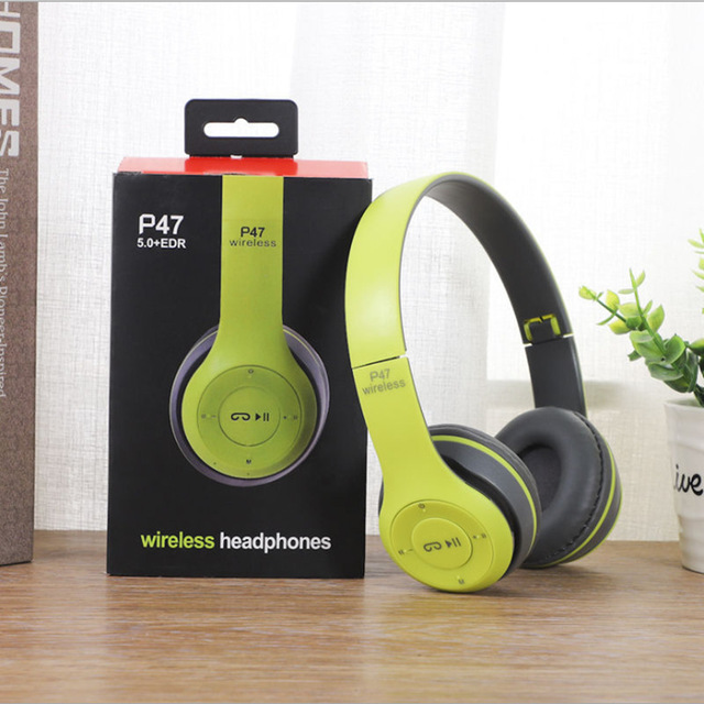 Wireless for Bluetooth On-Ear & Over-Ear Foldable Bass Headphones for Gaming & Sports Universal Application