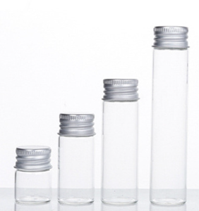 Hot <b>Empty</b> Round Glass <b>Jar</b> 5ml 6ml 7ml 10ml 12ml 20ml Metal Aluminum Lids 22mm Diameter Glass <b>Jars</b> - Product Image 2