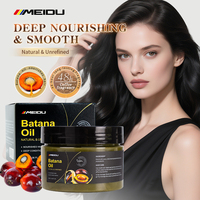 Meidu Huile de Batana Réparatrice Profonde Chebe Soin Cheveux Croissance Coiffant Masque Traitant au Collagène