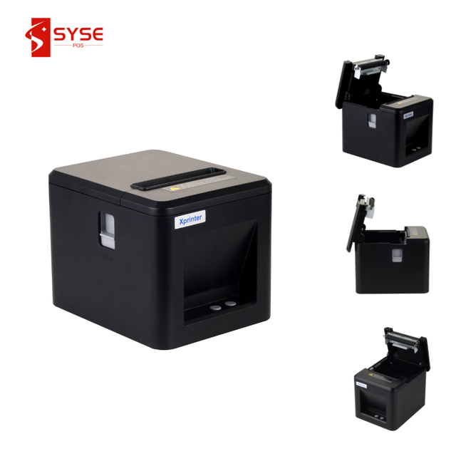 USB & Ethernet Thermal Receipt Printer with Auto Cutter Direct Thermal Printing Method for Kitchen and Supermarket Use