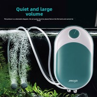 Pompe à oxygène et système d'aération pour aquarium d'intérieur Jingye avec double sortie, oxygénateur silencieux et écoénergétique