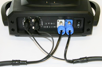 Cable híbrido DMX/XLR de 3 pines a cable de extensión de cable de alimentación combinado Powercon para iluminación de escenario