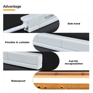 Tubo de Luz LED de Neón Impermeable IP68, Modelo 2NC1220S, Tipo de Curvatura Lateral, 10W/M, DC24V, Cortable a 50mm, CCT Múltiple Opcional de 2700K a 6500K - Product Image 5