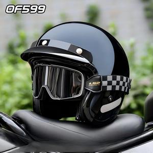 Casco Vintage LS2 OF599, Estilo Americano, para Motocicleta, Tres Cuartos, para las Cuatro Estaciones, para Hombre - Product Image 1