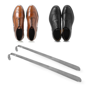 Chausse-pied en acier inoxydable – Aide à l'enfilage des chaussures en métal professionnel, facile à utiliser, manche long (35/45/60 cm) – Chausse-pied pratique pour hommes et femmes - Product Image 3